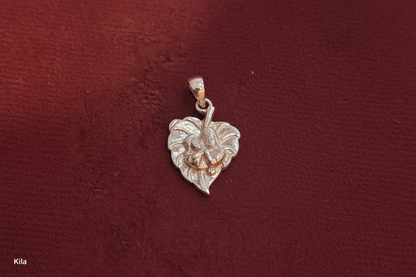 92.5 Silver Radha Krishna Pendant | Divine Spiritual Design | Elegant Jewellery