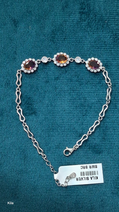 92.5 Silver Bracelet | Stylish Elegant Design | Comfortable Fashion Jewellery