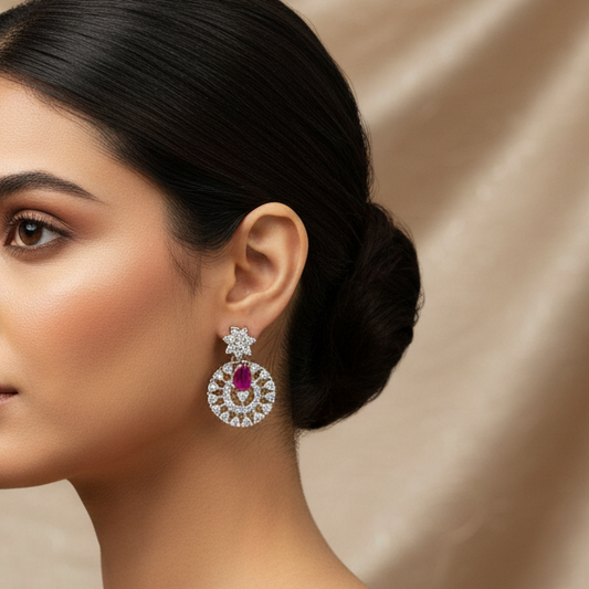 92.5 Silver Stylish Earrings | Stylish Minimal Design | Elegant Jewellery