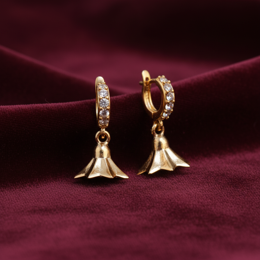 92.5 Silver Mini Oval Earrings | Minimal Stylish Design | Elegant Jewellery