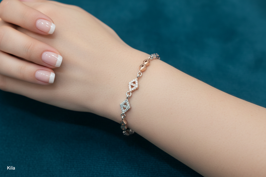 92.5 Silver Bracelet | Stylish Elegant Design | Comfortable Fashion Jewellery