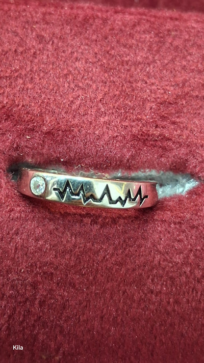 92.5 Silver Couple Rings (Men Size 19 | Women Size 8) | Stylish Elegant Design | Jewellery