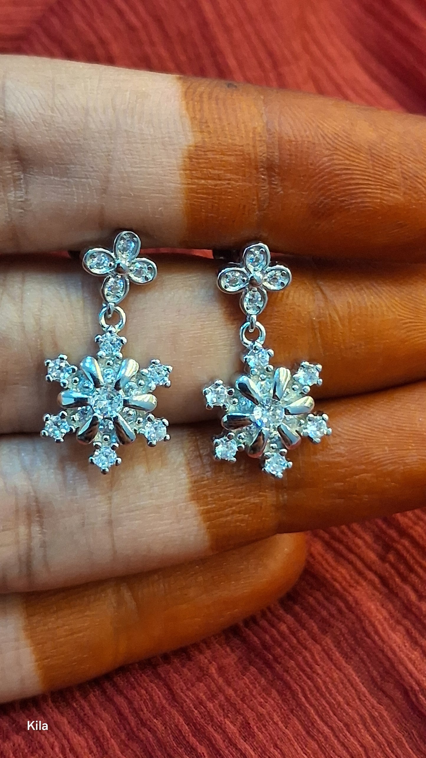 92.5 Silver Earrings | Stylish Classic Design | Elegant Jewellery