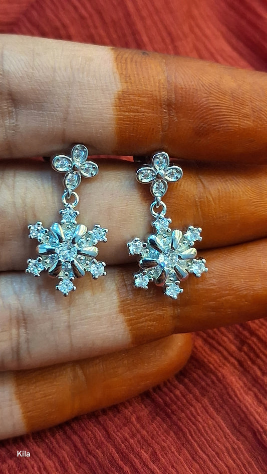 92.5 Silver Earrings | Stylish Classic Design | Elegant Jewellery