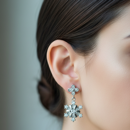 92.5 Silver Earrings | Stylish Classic Design | Elegant Jewellery