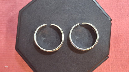 92.5 Silver Elegant Toe Rings | Premium Classic Design | Jewellery