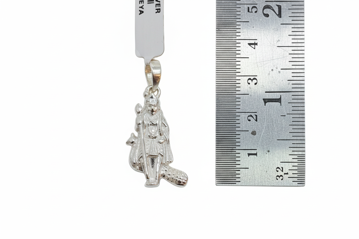 92.5 Silver Karthikeya Swamy Pendant | Divine Warrior Design | Elegant Jewellery