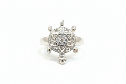 92.5 Silver Minimal Tortoise Ring | Simple Stylish Design | Everyday Jewellery