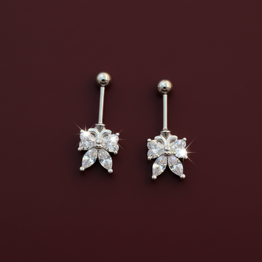 92.5 Silver Butterfly Bugadi | Stylish Cute Design | Elegant Jewellery