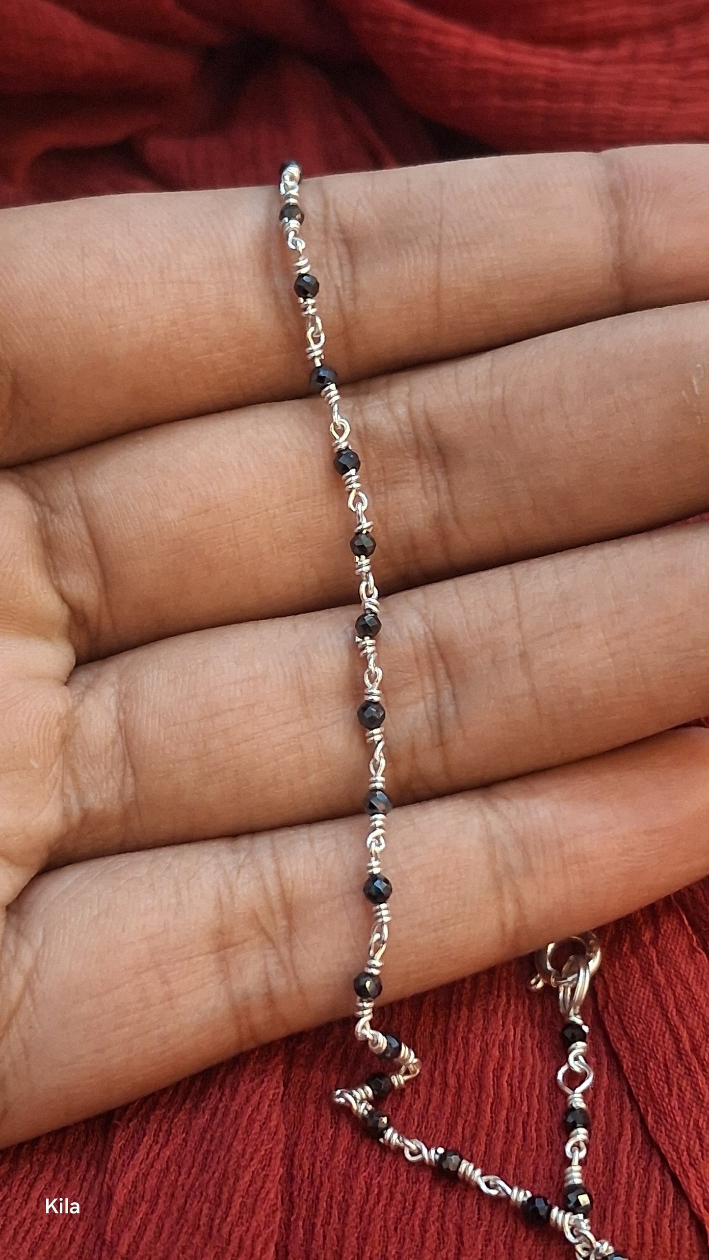 92.5 Silver Stylish Anklet for Women | Single Piece | Elegant Modern Design