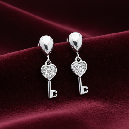 92.5 Silver Premium Earrings | Stylish Elegant Design | Luxury Jewellery