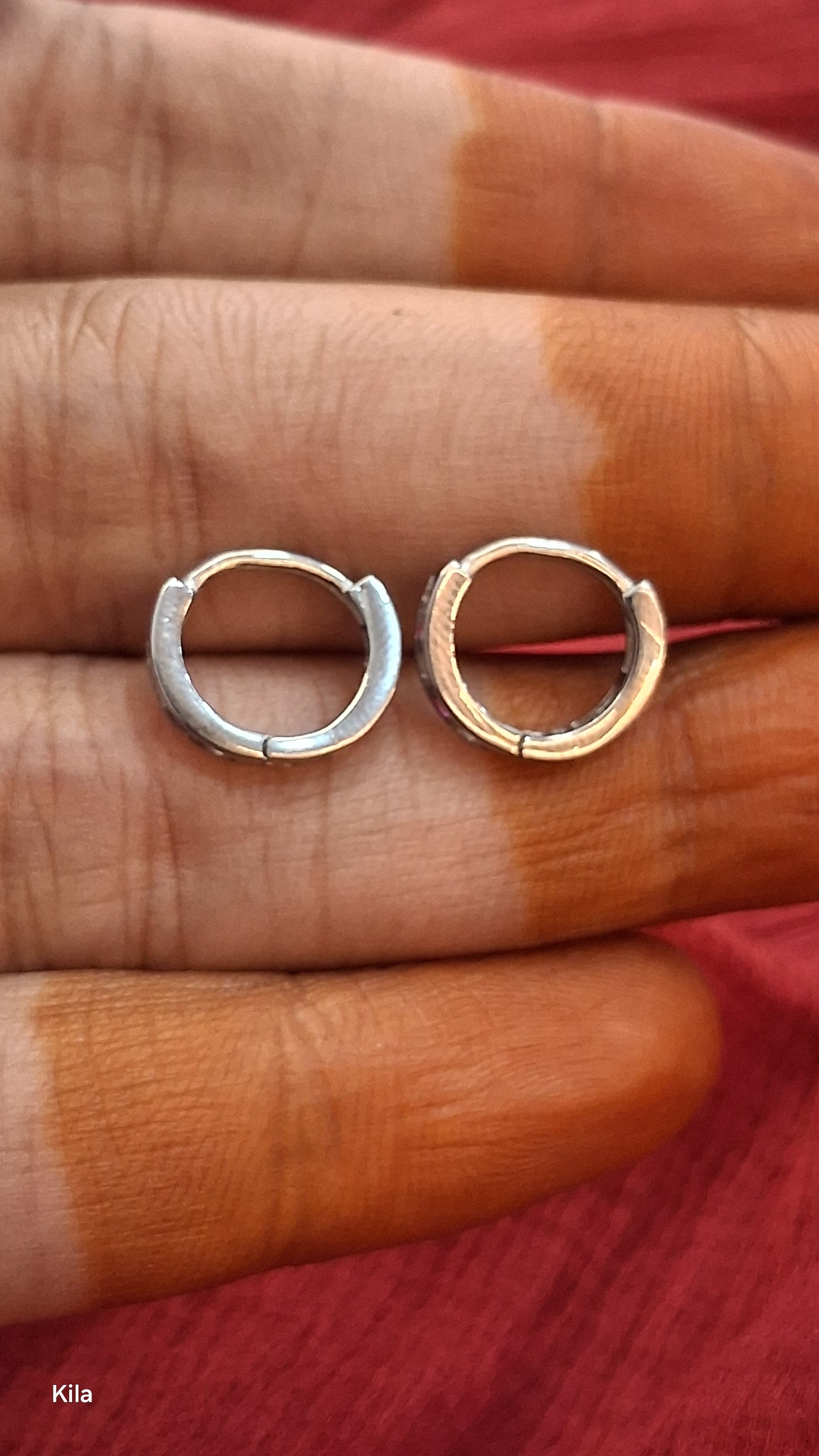 92.5 Silver Bali Earrings | Stylish Modern Design | Elegant Jewellery