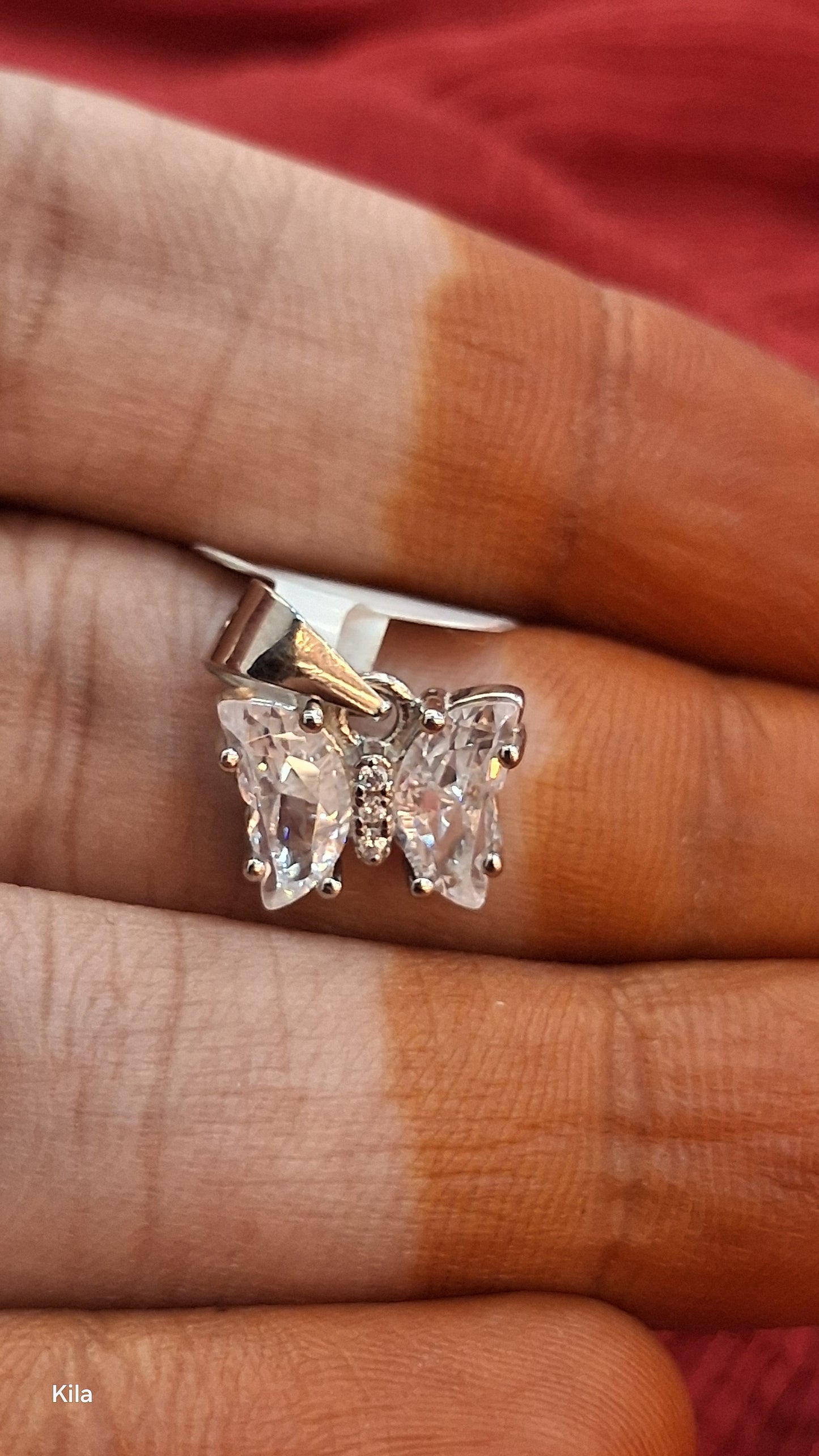 92.5 Silver Butterfly Pendant | Stylish Cute Design | Elegant Jewellery