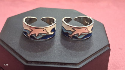 92.5 Silver Elegant Toe Rings | Premium Classic Design | Jewellery
