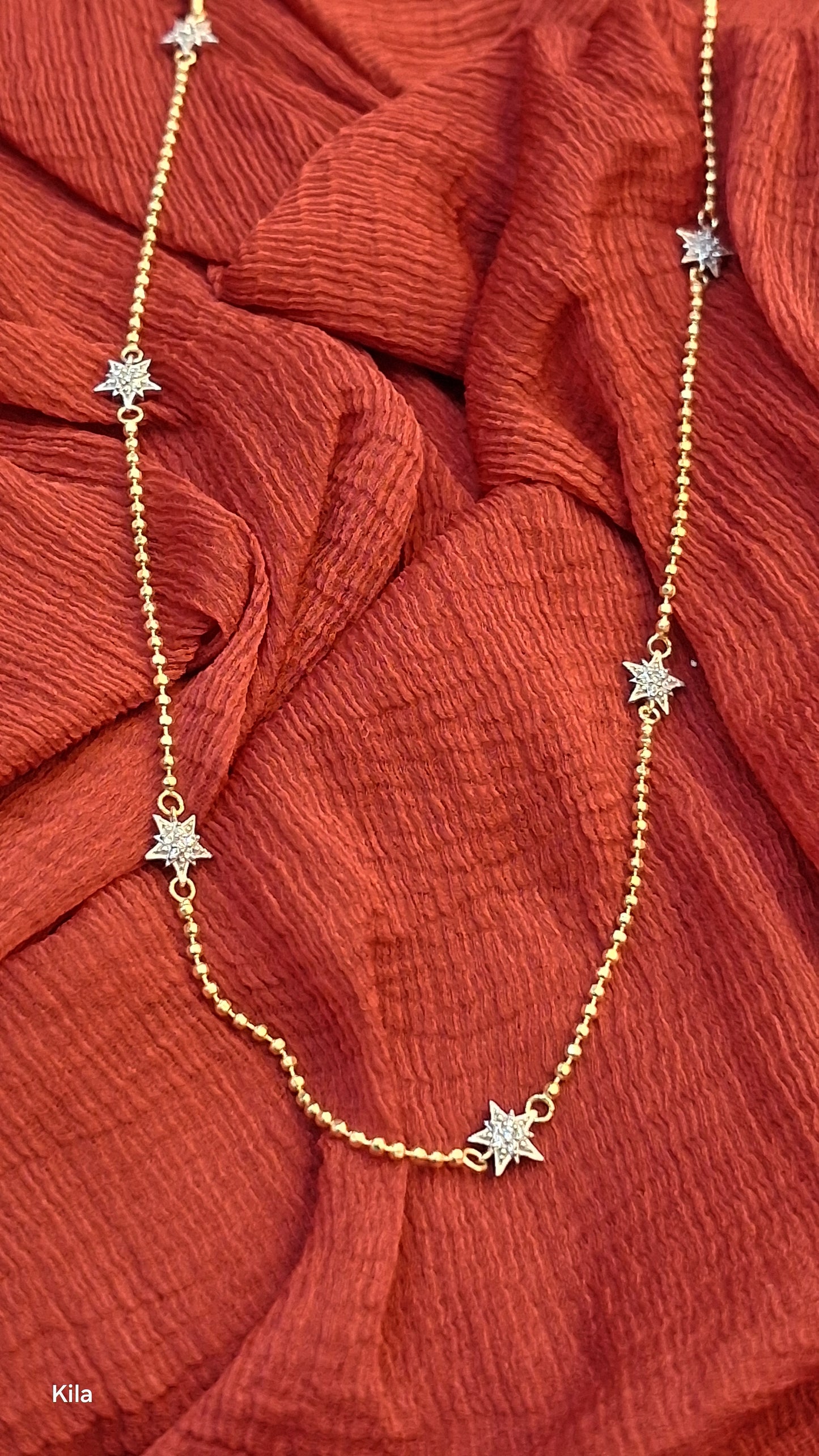 925 Silver Premium Gold Plated Chain 18 Inches | Stylish Elegant Design | Jewellery