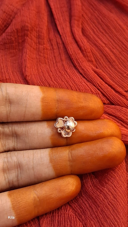 92.5 Silver Rose Gold Plated Studs | Stylish Elegant Design | Premium Jewellery