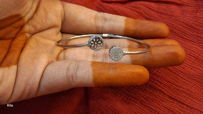 92.5 Silver Minimal Bracelet | Stylish Clean Design | Elegant Jewellery