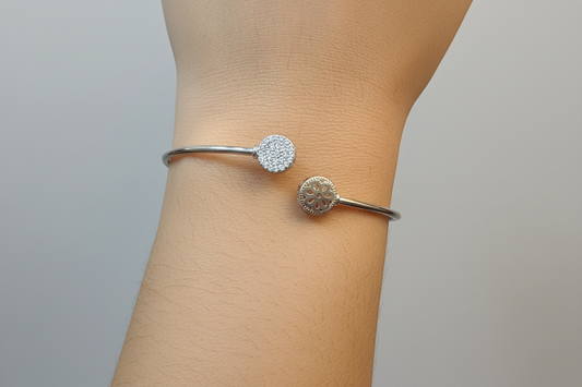 92.5 Silver Minimal Bracelet | Stylish Clean Design | Elegant Jewellery