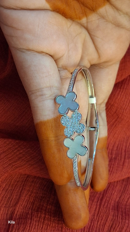 92.5 Silver Minimal Bracelet | Stylish Elegant Design | Everyday Jewellery