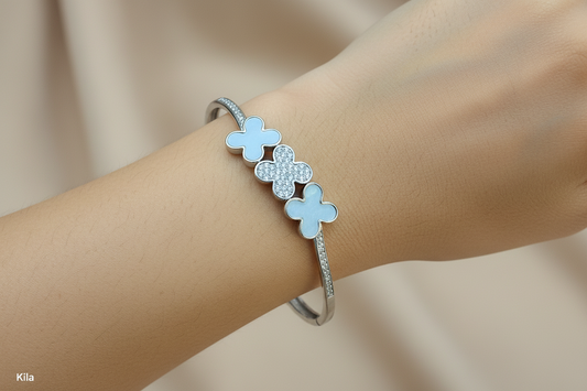 92.5 Silver Minimal Bracelet | Stylish Elegant Design | Everyday Jewellery