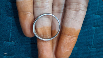 92.5 Silver Men’s Ring Size 22 | Stylish Elegant Finish | Fashion Jewellery