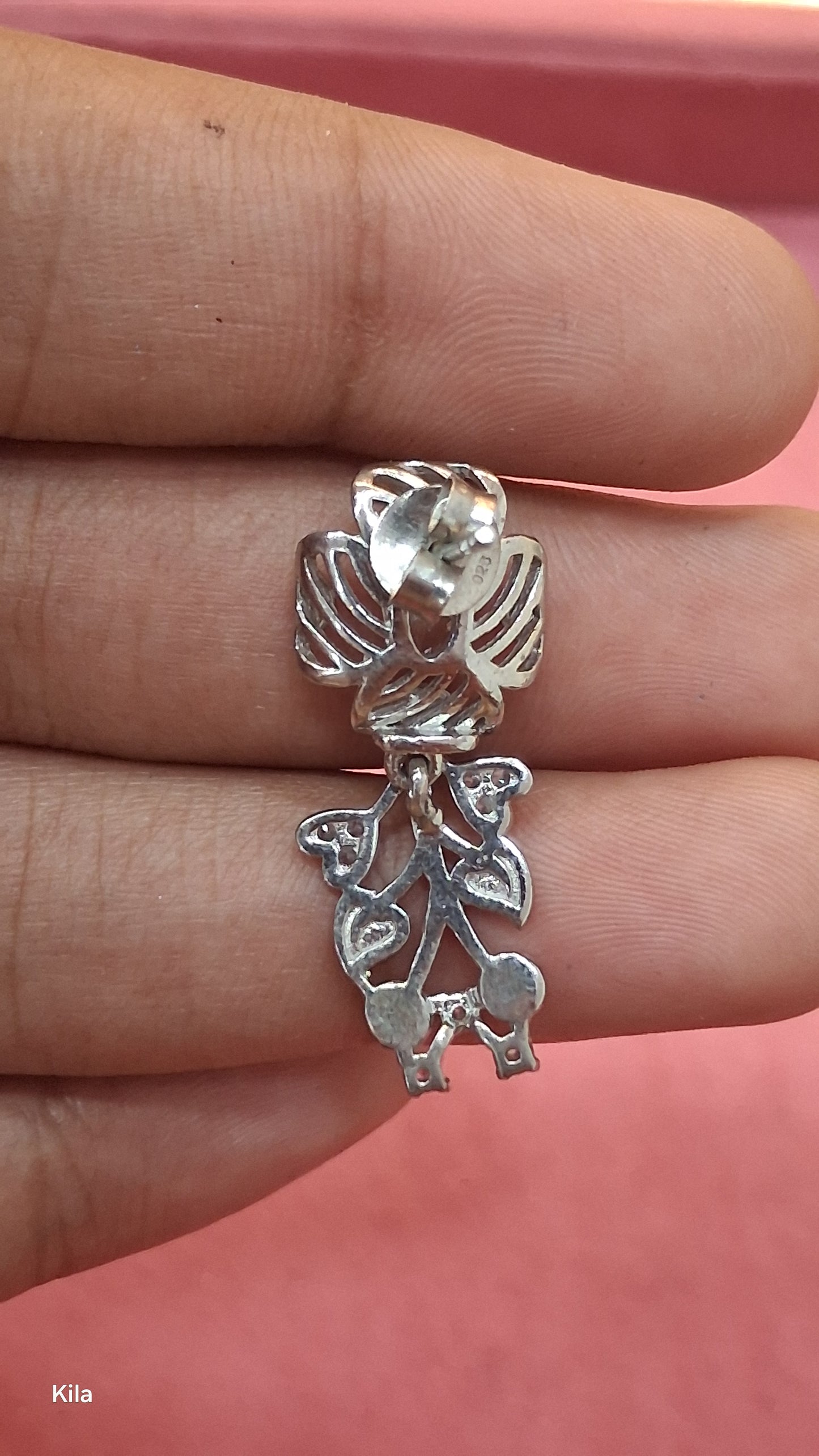 92.5 Silver Stylish Earrings | Modern Elegant Design