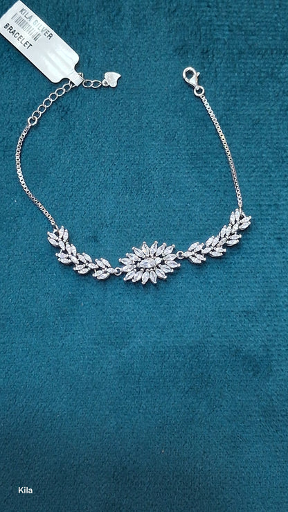 92.5 Silver Bracelet | Stylish Minimal Design | Elegant Jewellery