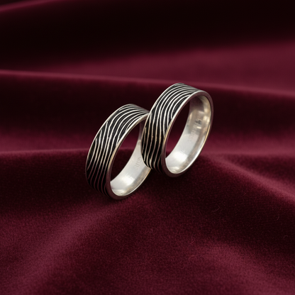 92.5 Silver Oxidised Toe Rings | Vintage Traditional Design | Jewellery