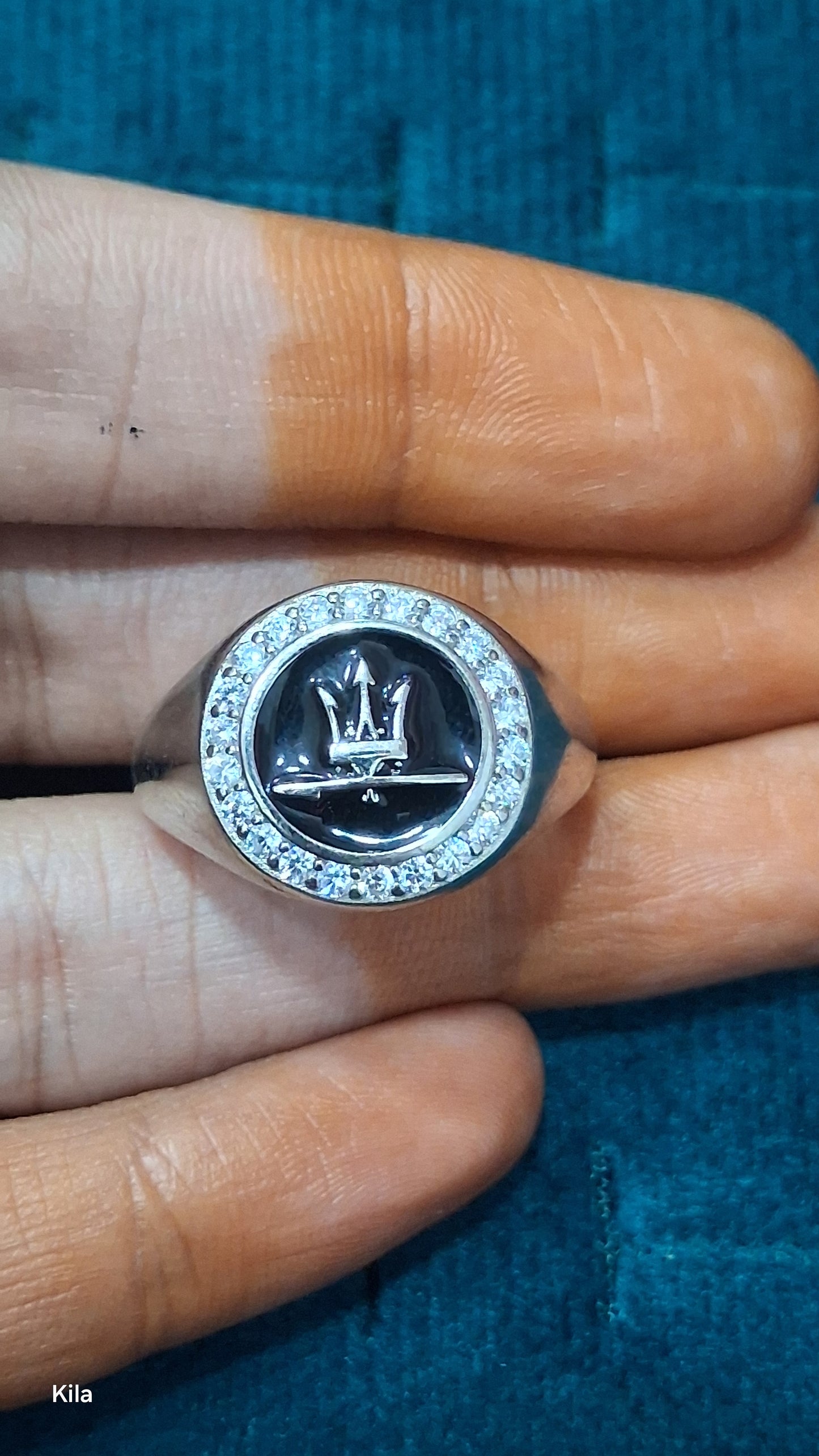 92.5 Silver Men’s Ring Size 20 | Stylish Bold Finish | Elegant Jewellery
