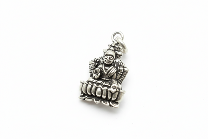 92.5 Silver Oxidised Lakshmi Devi Pendant | Traditional Prosperity Design | Jewellery