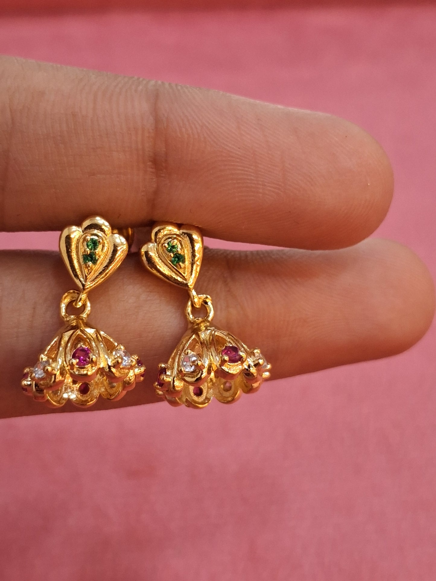 92.5 Silver Multicolor Umbrella Earrings | Stylish Playful Design | Jewellery