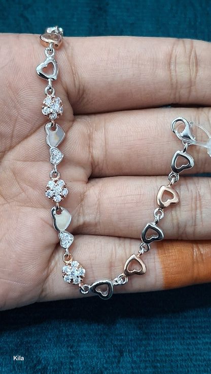 92.5 Silver Bracelet | Stylish Classic Design | Elegant Jewellery