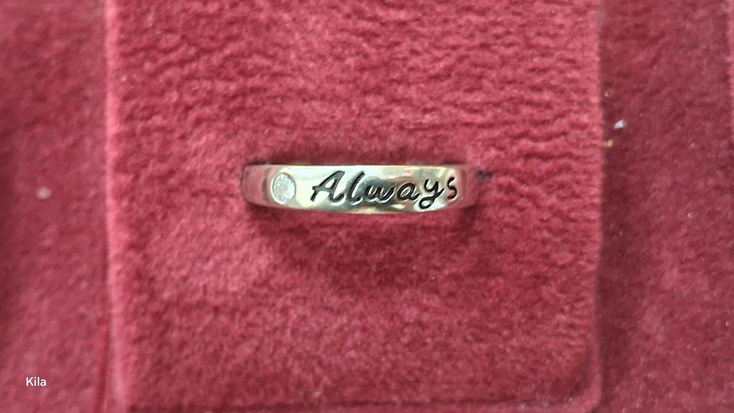 92.5 Silver Couple Rings (Men Size 24 | Women Size 14) | Stylish Premium Matching Design | Jewellery