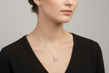 925 Silver Rose Gold Plated Chain 18 Inches | Stylish Elegant Design | Jewellery