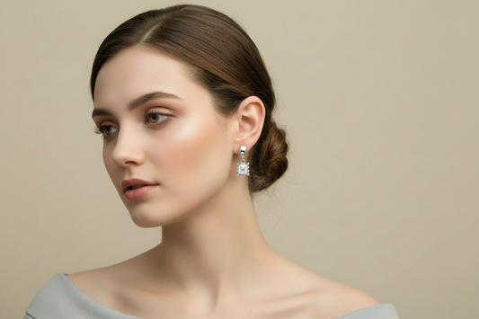 92.5 Silver Earrings | Stylish Elegant Design