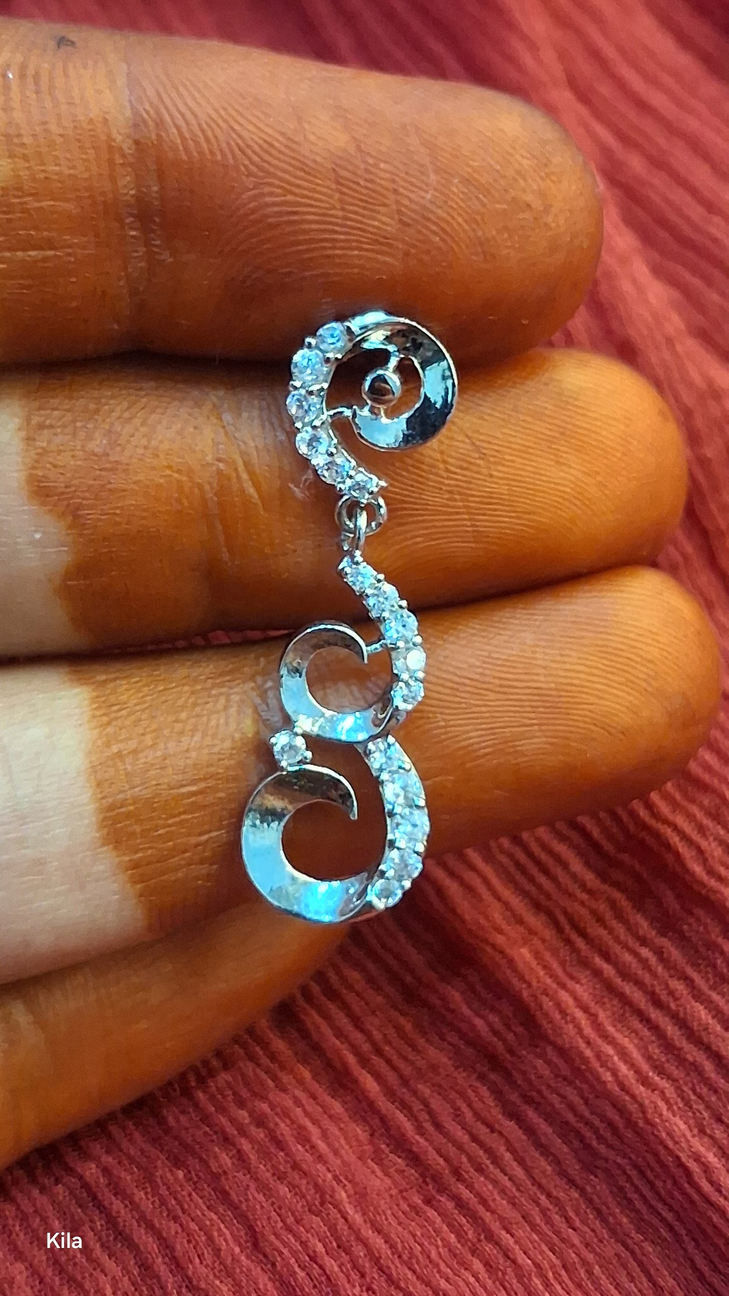 92.5 Silver Earrings | Stylish Elegant Design | Fashion Jewellery