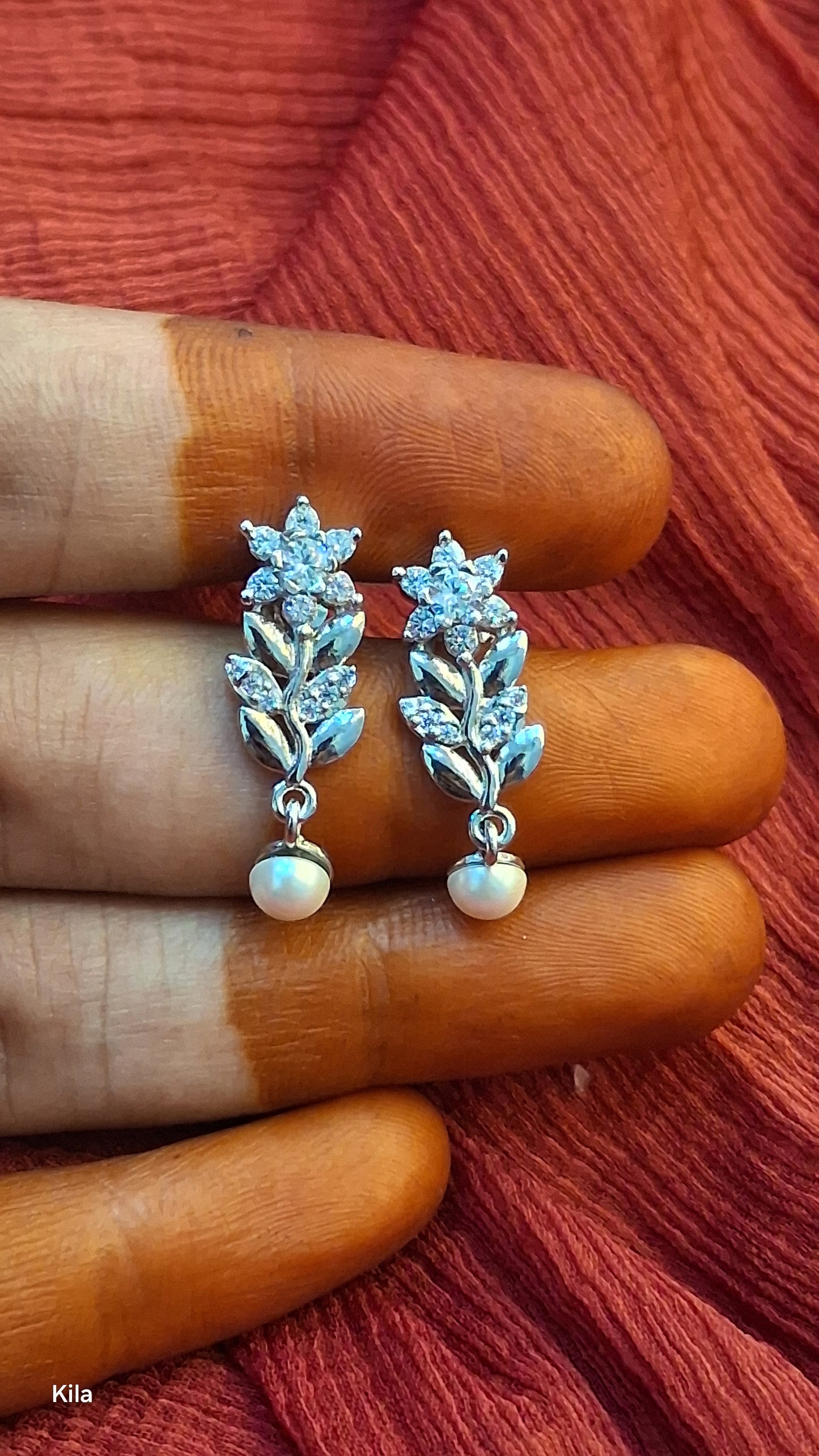 92.5 Silver Premium Earrings | Stylish Classic Design | Elegant Jewellery