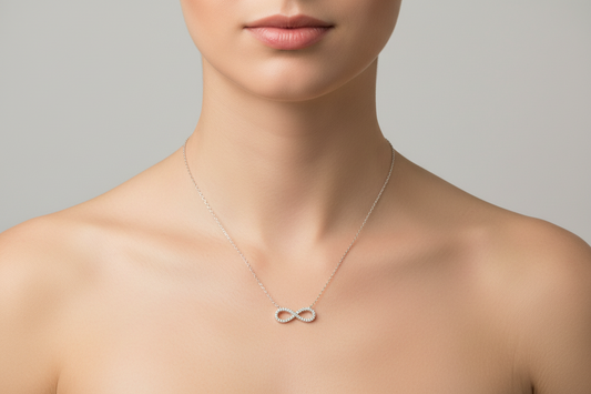 925 Silver Premium Rose Gold Plated Chain 18 Inches | Stylish Elegant Design | Jewellery