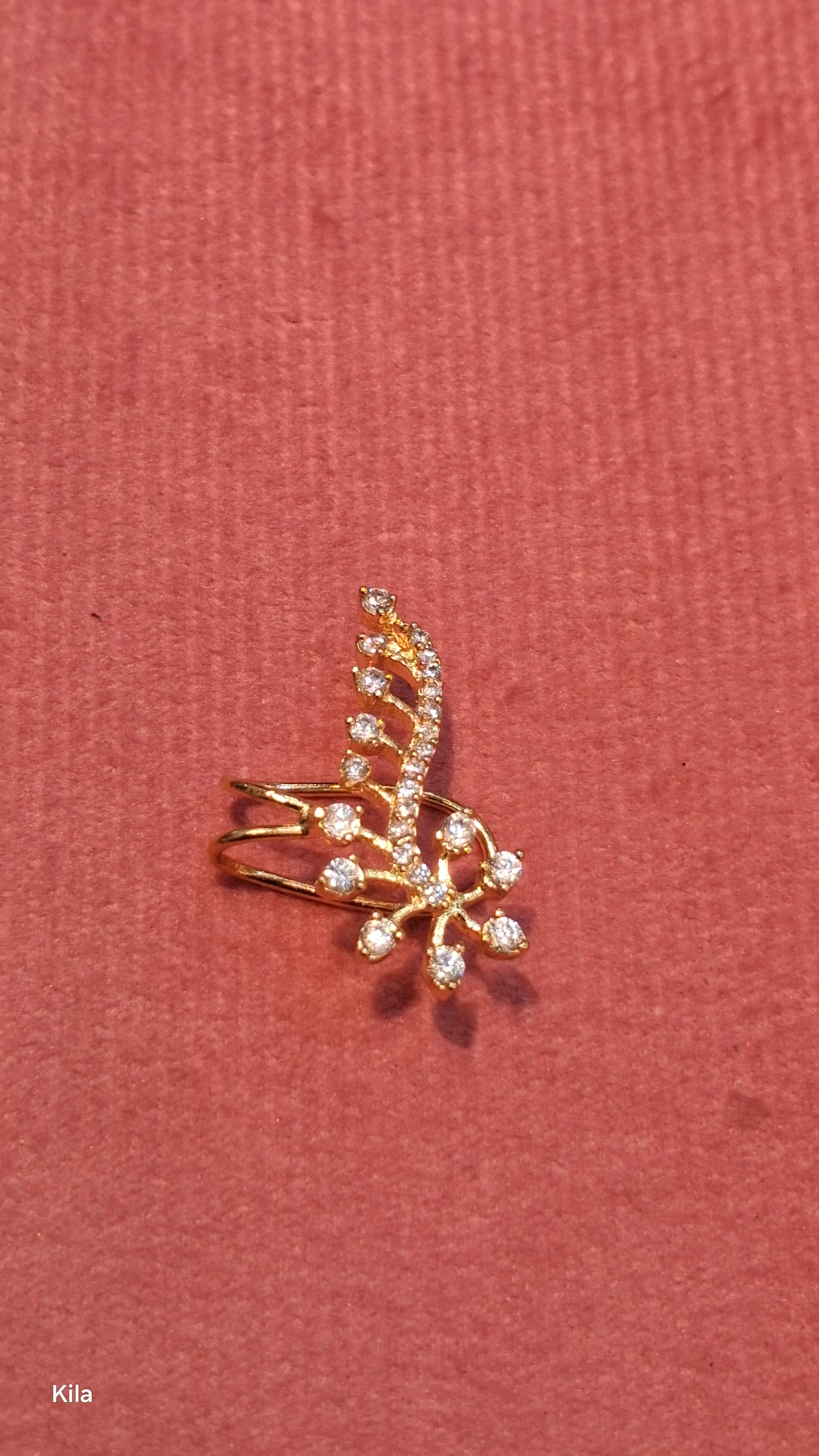 92.5 Silver Premium Gold Plated Earcuff | Elegant Trendy Design | Jewellery
