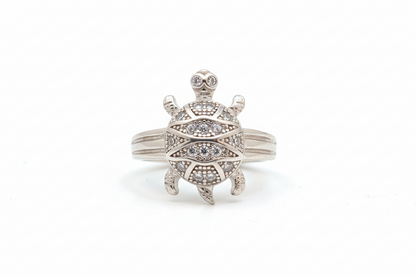 92.5 Silver Refined Tortoise Ring | Elegant Everyday Design | Jewellery