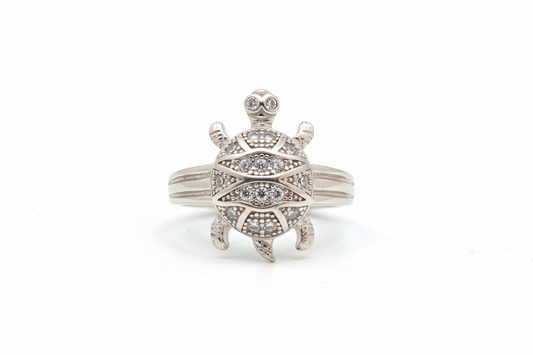 92.5 Silver Refined Tortoise Ring | Elegant Everyday Design | Jewellery