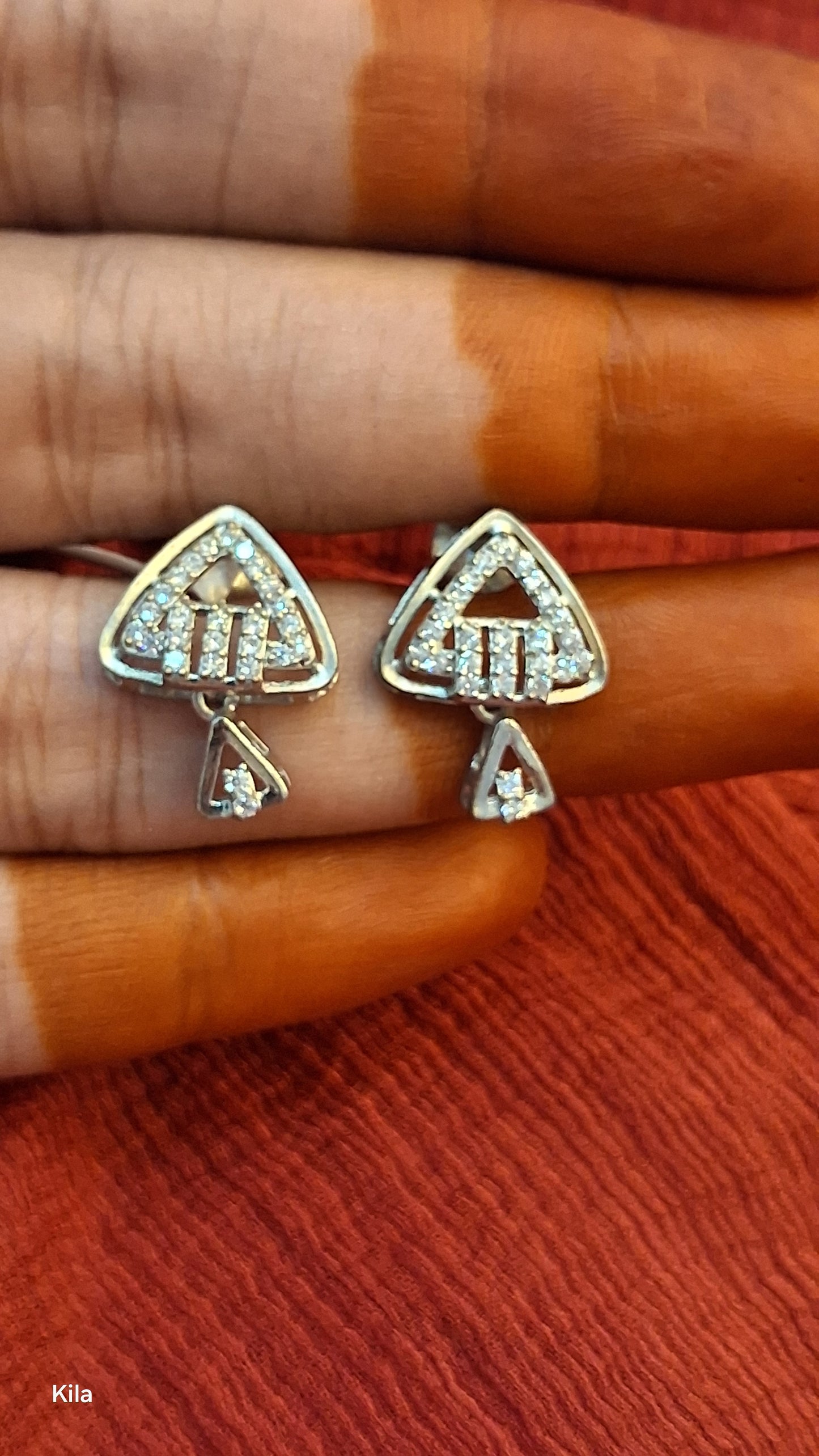 92.5 Silver Earrings | Stylish Classic Design | Elegant Jewellery