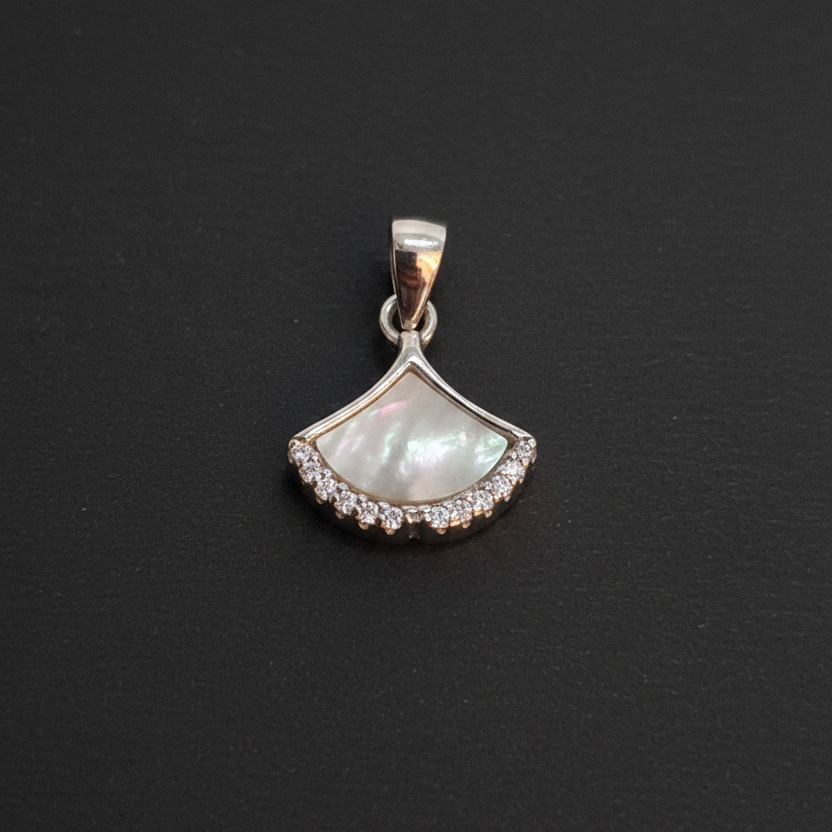 92.5 Silver Stylish Pendant | Minimal Elegant Design | Everyday Jewellery