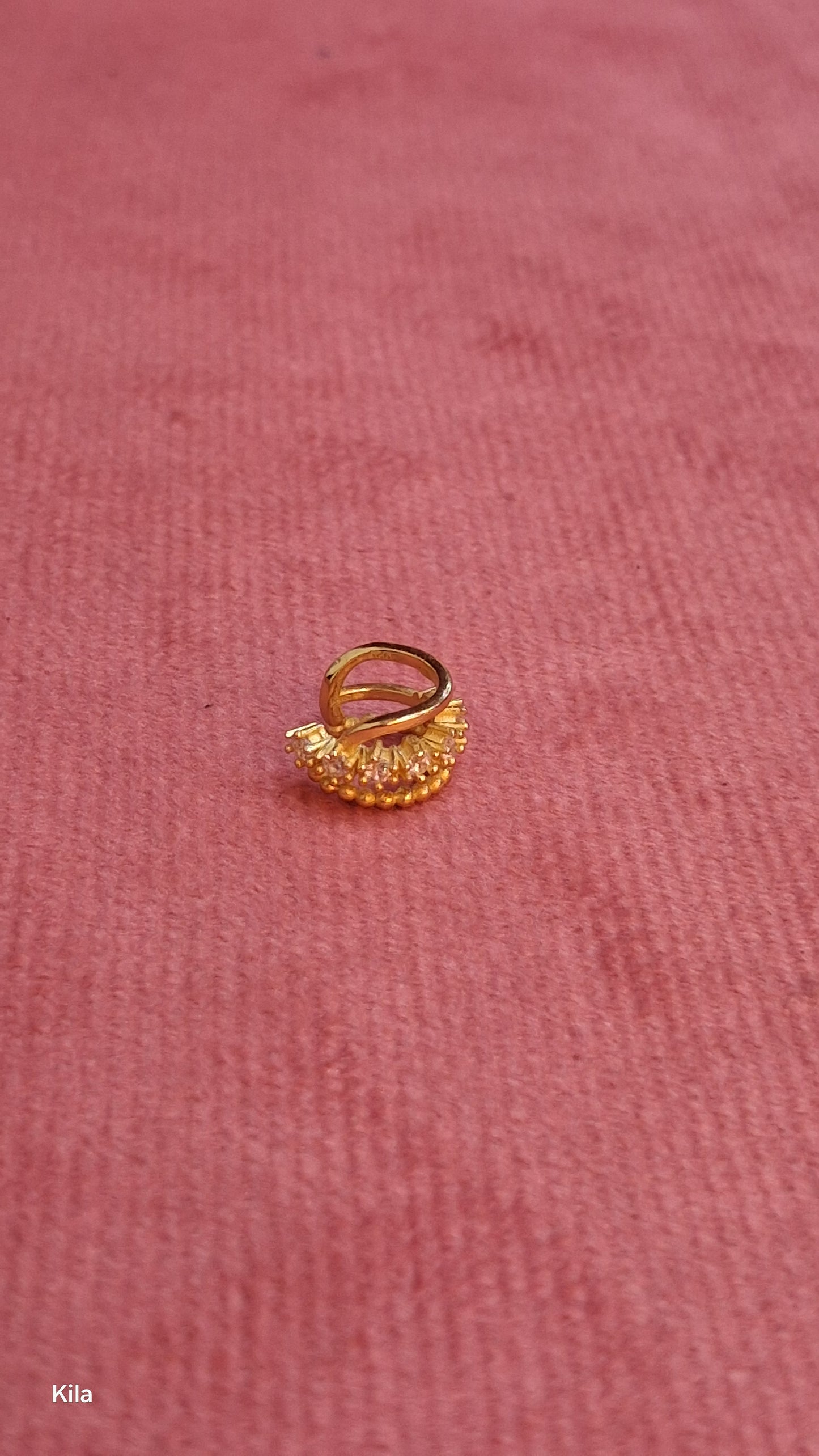 92.5 Silver Gold Plated Earcuff (Single Piece) | Stylish Modern Design | Jewellery