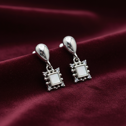 92.5 Silver Earrings | Stylish Elegant Design