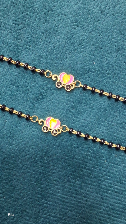 92.5 Silver Kids Anklets | Stylish Smooth Finish | Elegant Jewellery