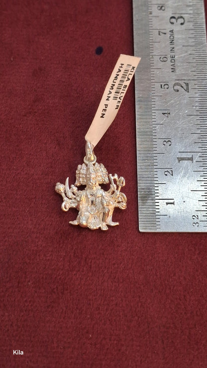 92.5 Silver Hanuman Power Pendant | Protective Divine Design | Jewellery