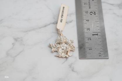 92.5 Silver Hanuman Power Pendant | Protective Divine Design | Jewellery