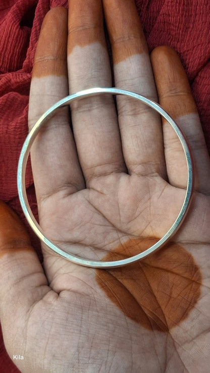 92.5 Silver Men’s Kada 2.8 | Stylish Bold Design | Elegant Jewellery