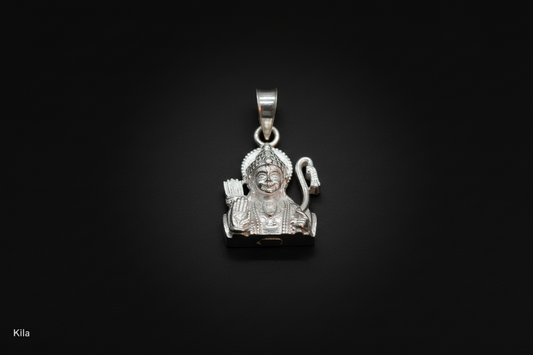 92.5 Silver Sri Rama Pendant | Divine Devotion Design | Stylish Jewellery